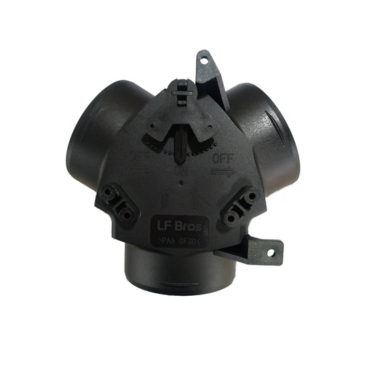 Derivación ducto de aire con regulador