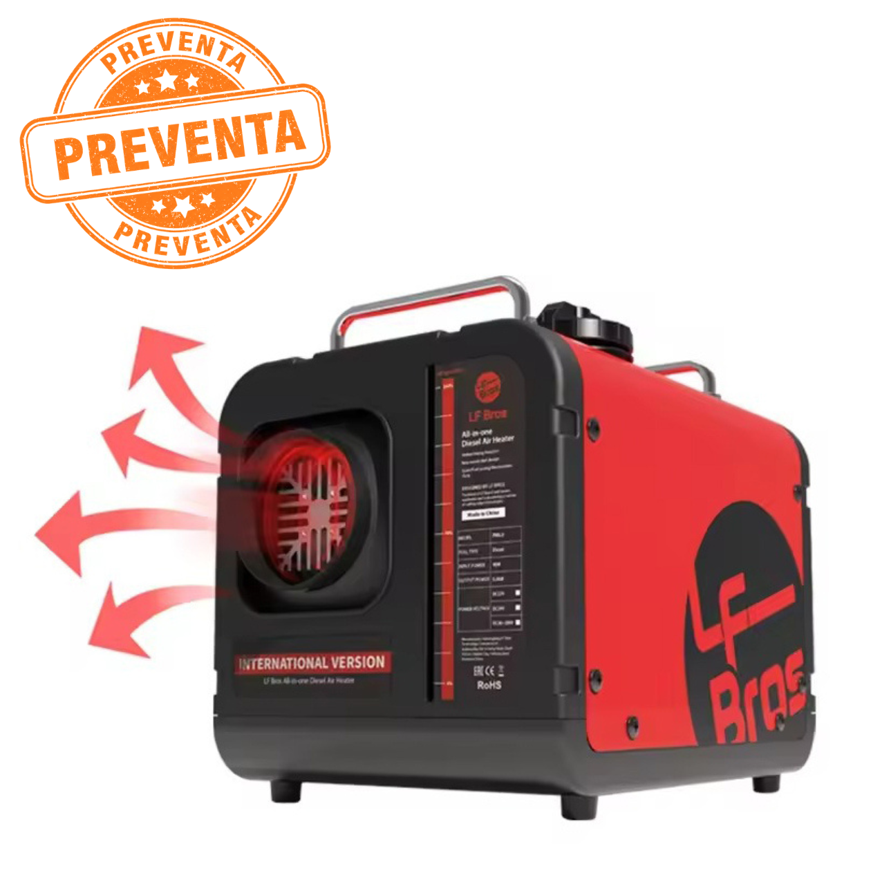 PREVENTA Agosto Calefactor diesel 5kW LF Bros N2E