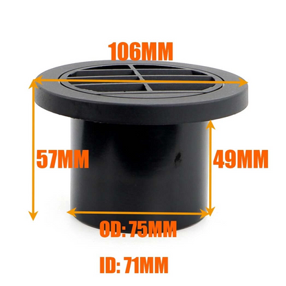 Terminal de salida ducto aire