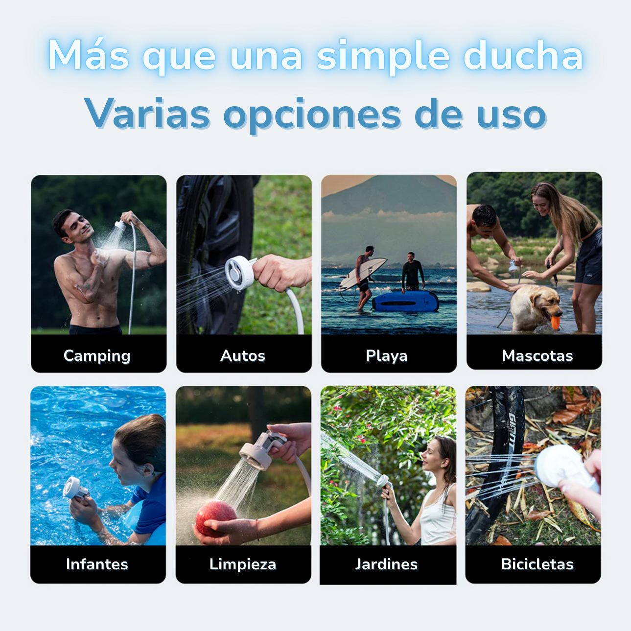 Ducha portátil Max Shower Flextail