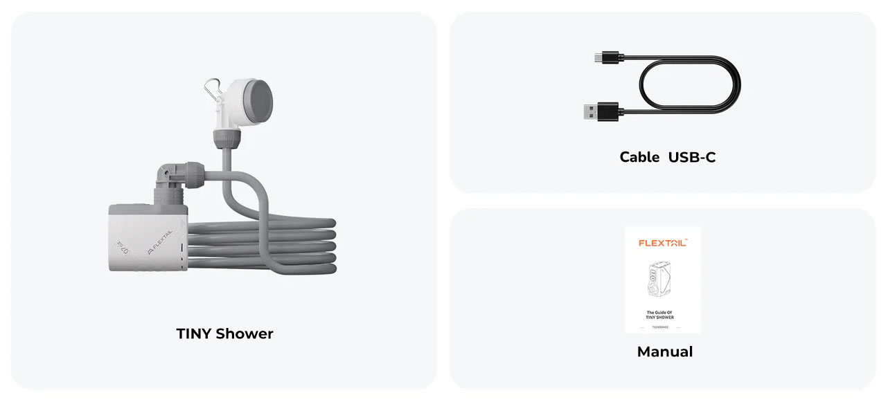 Ducha portátil Tiny Shower Flextail