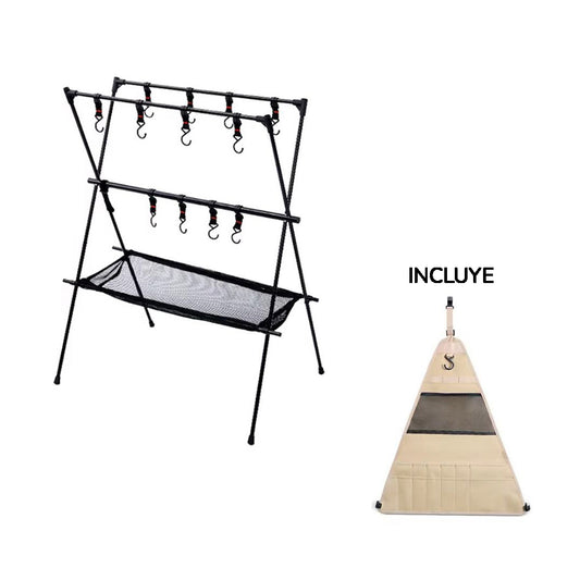 Estante plegable camping